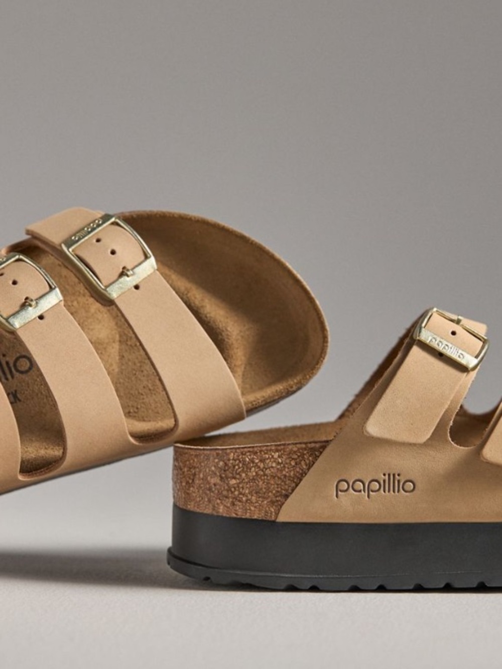 Birkenstock Papillio Florida Three-Strap Platform Sandal NWT - Picture 3 of 8
